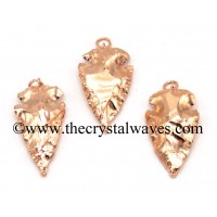 Copper Plated Arrowhead 1" - 1.50" Pendants